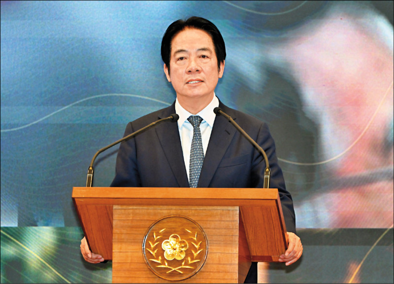 民调显示,赖清德满意度达51.4%,信任度是49.9%。政党好感度,民进党也远远超车国、众两党。(资料照)